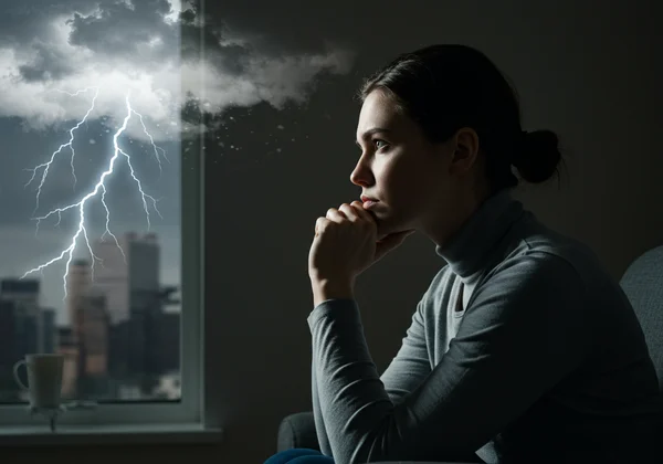 Person reflecting on overwhelming anger, seeking help