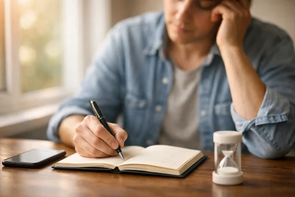 Self-reflection after anger