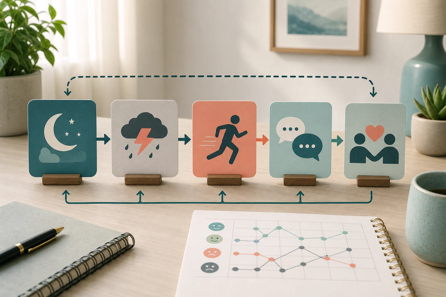 Erratic behavior pattern map