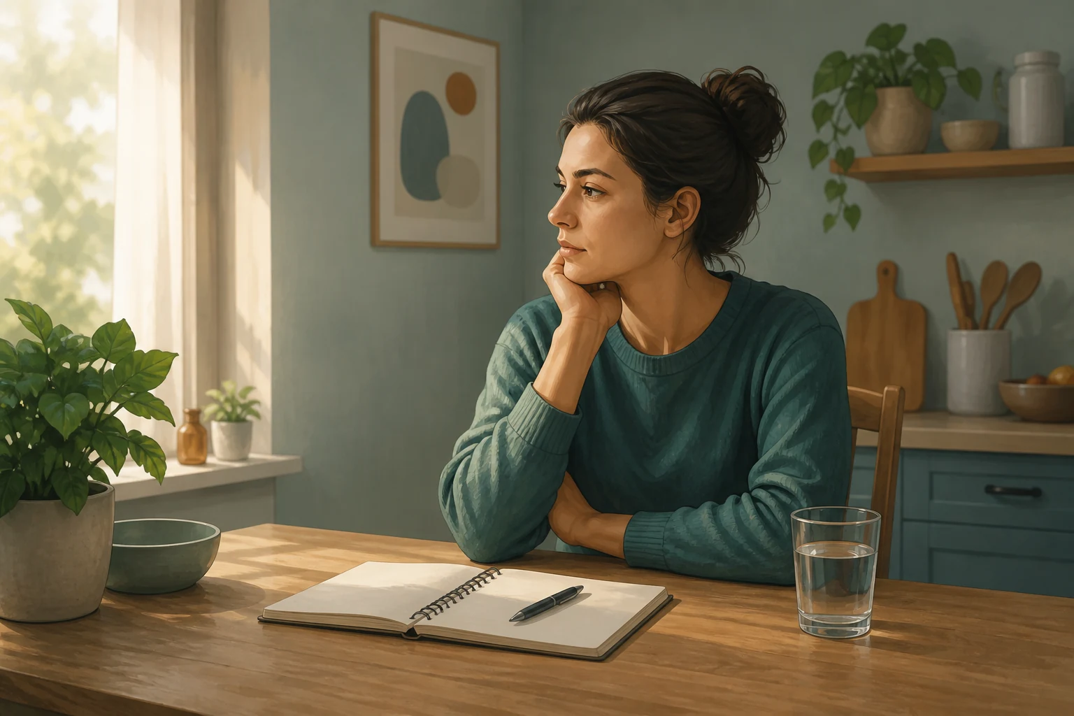 Calm irritability reflection